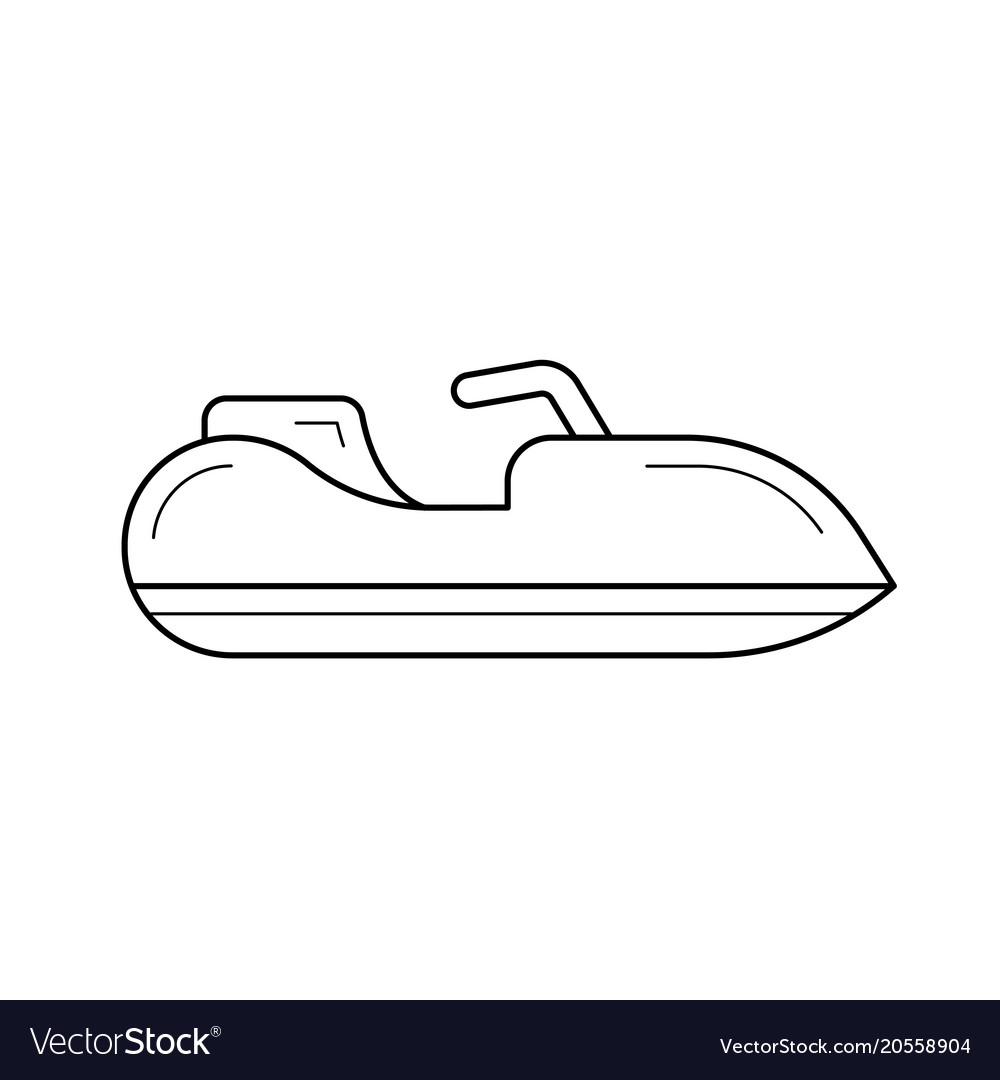 Jet Ski Line Symbol