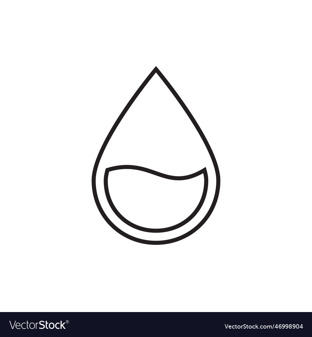 Mineral water eco friendly icon with black Vector Image