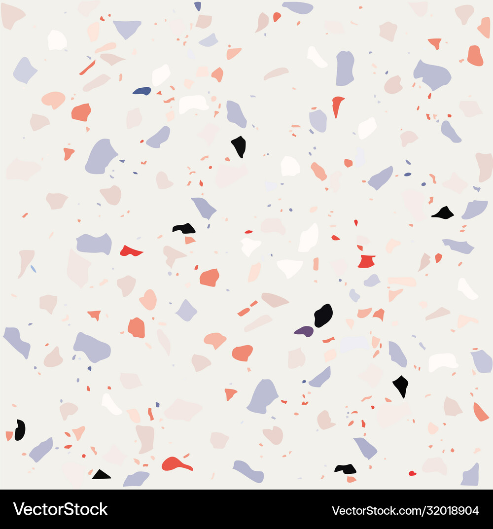 Terrazzo seamless pattern Royalty Free Vector Image