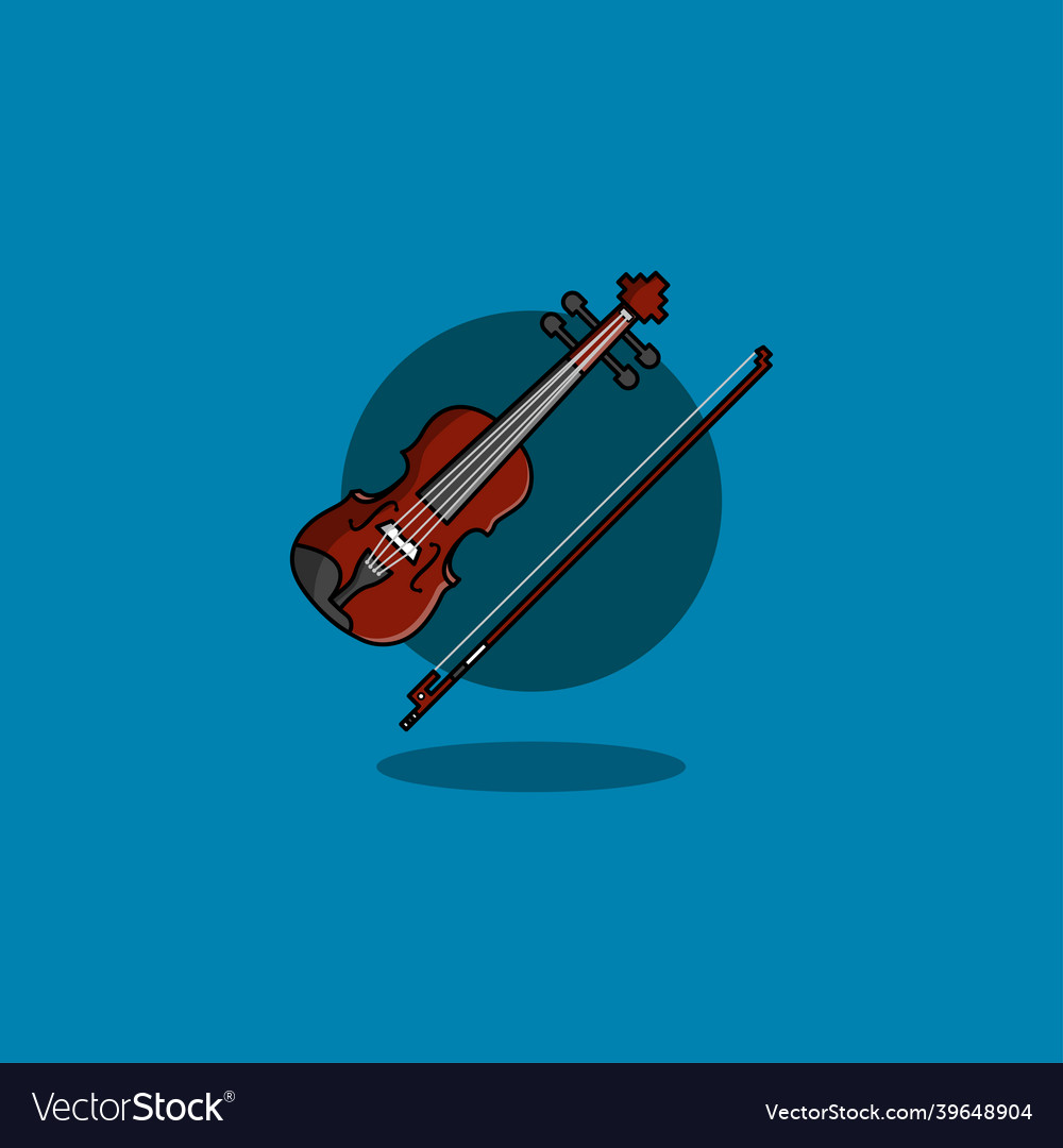 Violin cartoon Royalty Free Vector Image - VectorStock