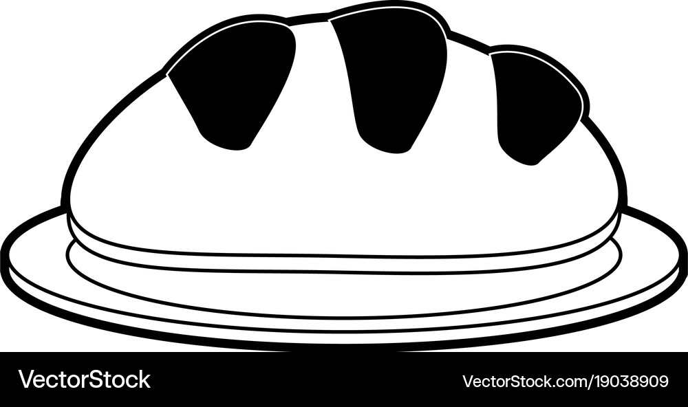 Fresh bread bakery Royalty Free Vector Image - VectorStock