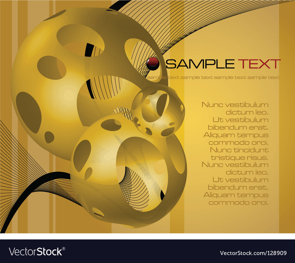 Glossy Sphere Background
