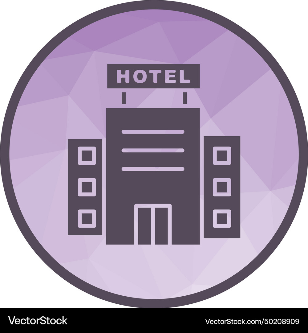 Hotel icon image Royalty Free Vector Image - VectorStock