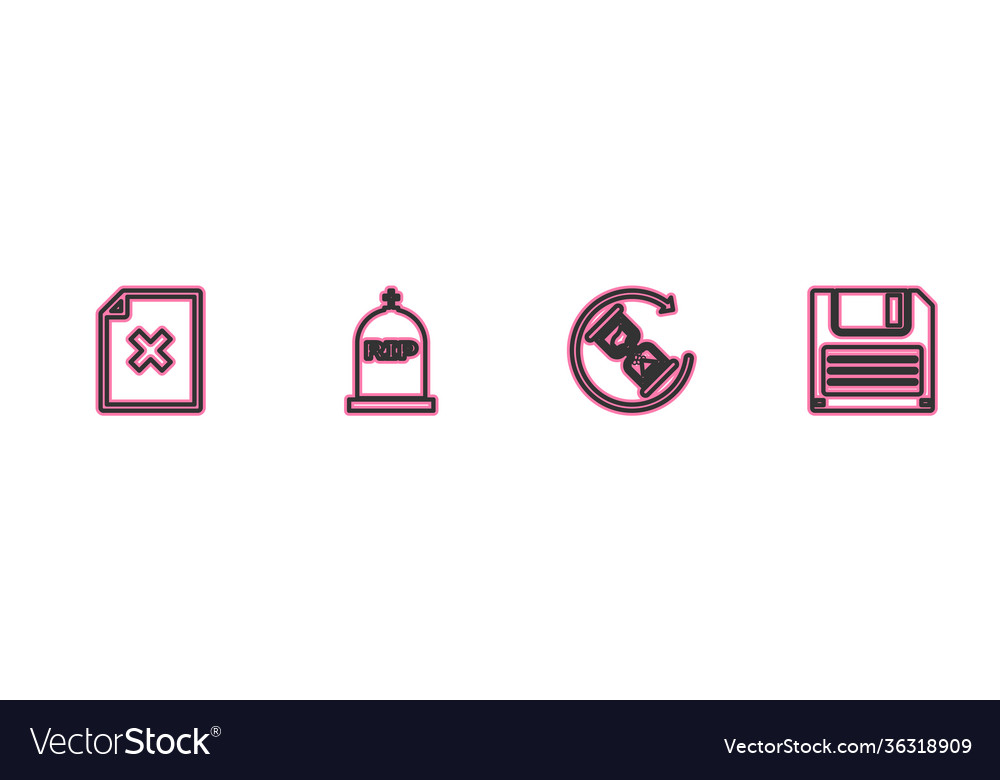 Set line delete file document waiting tombstone