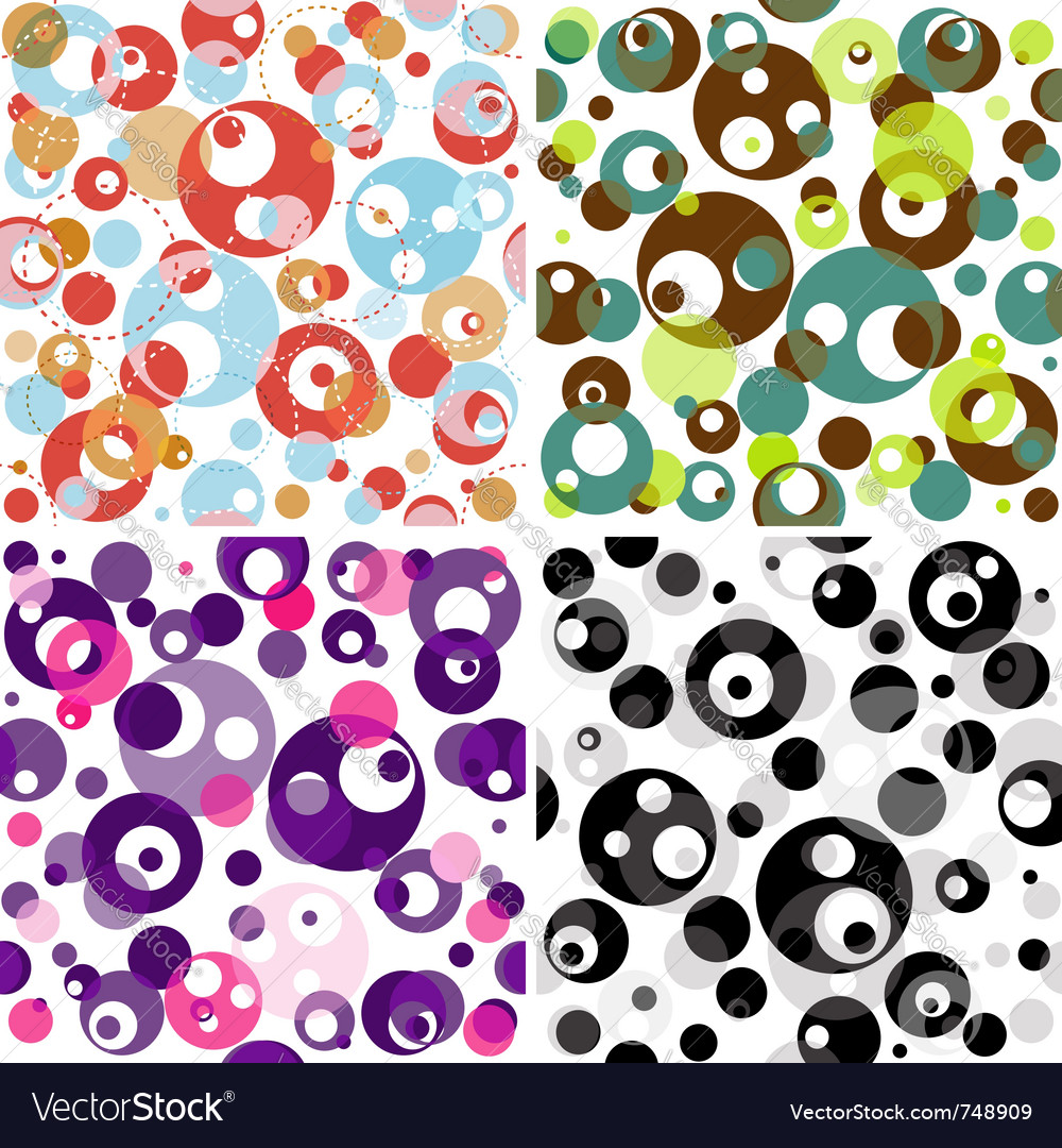 Set seamless patterns