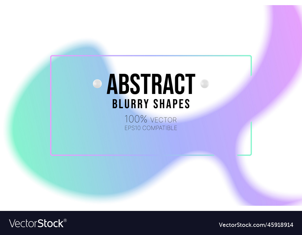 Abstract gradient shape design vector image Abstract gradient shape design