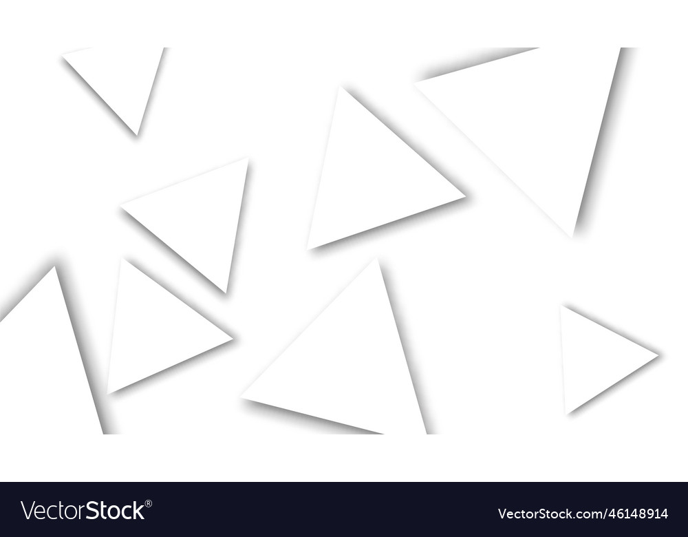 Abstract triangular geometrical background cut vector image Abstract triangular geometrical background cut