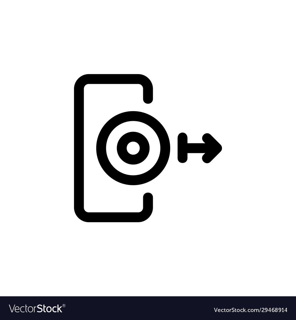 Export disc data icon perfect for application web vector image Export disc data icon perfect for application web