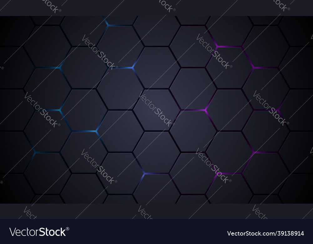 Hexagonal Tech Abstract Background