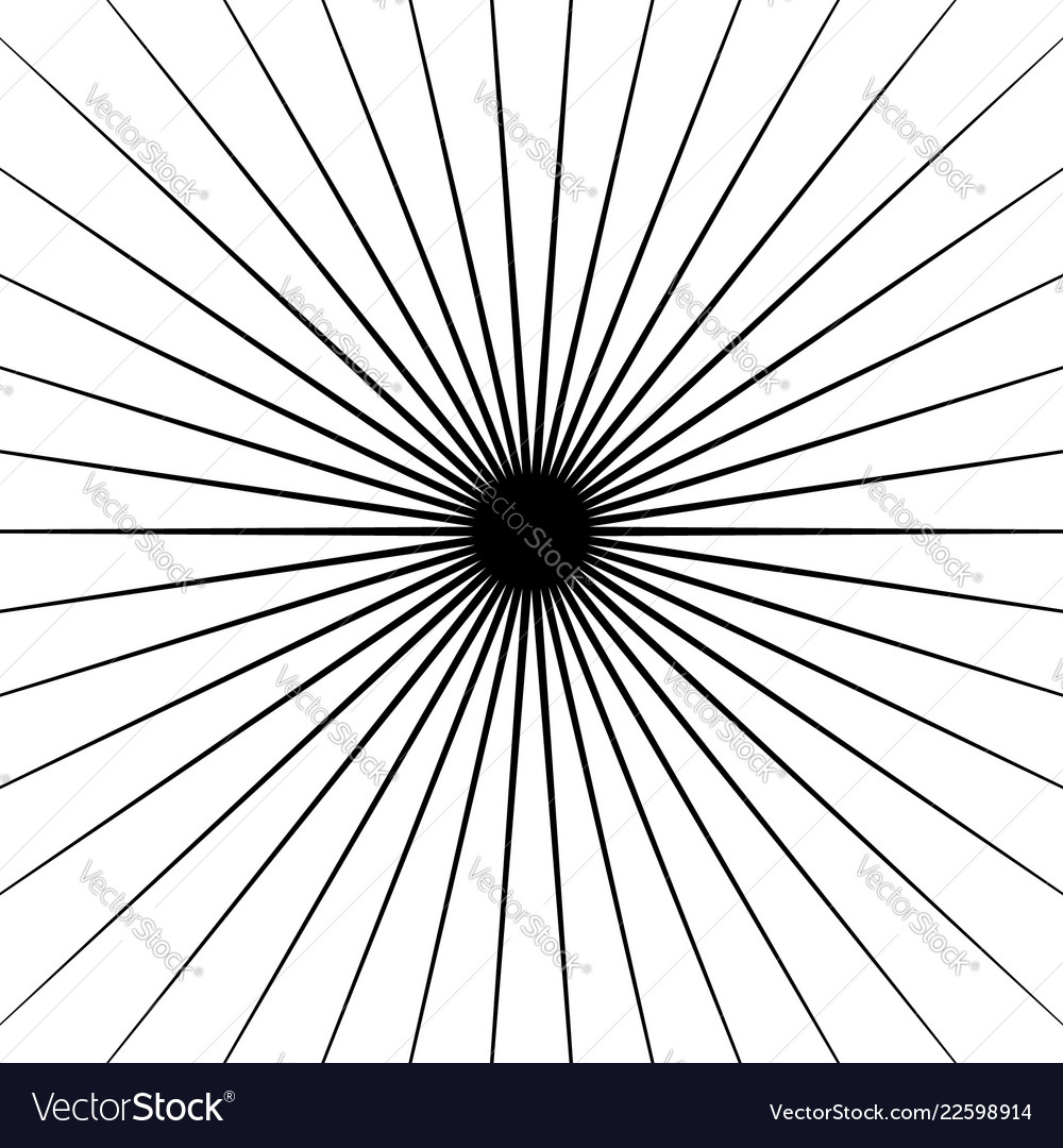 Radial lines element geometric background pattern vector image Radial lines element geometric background pattern