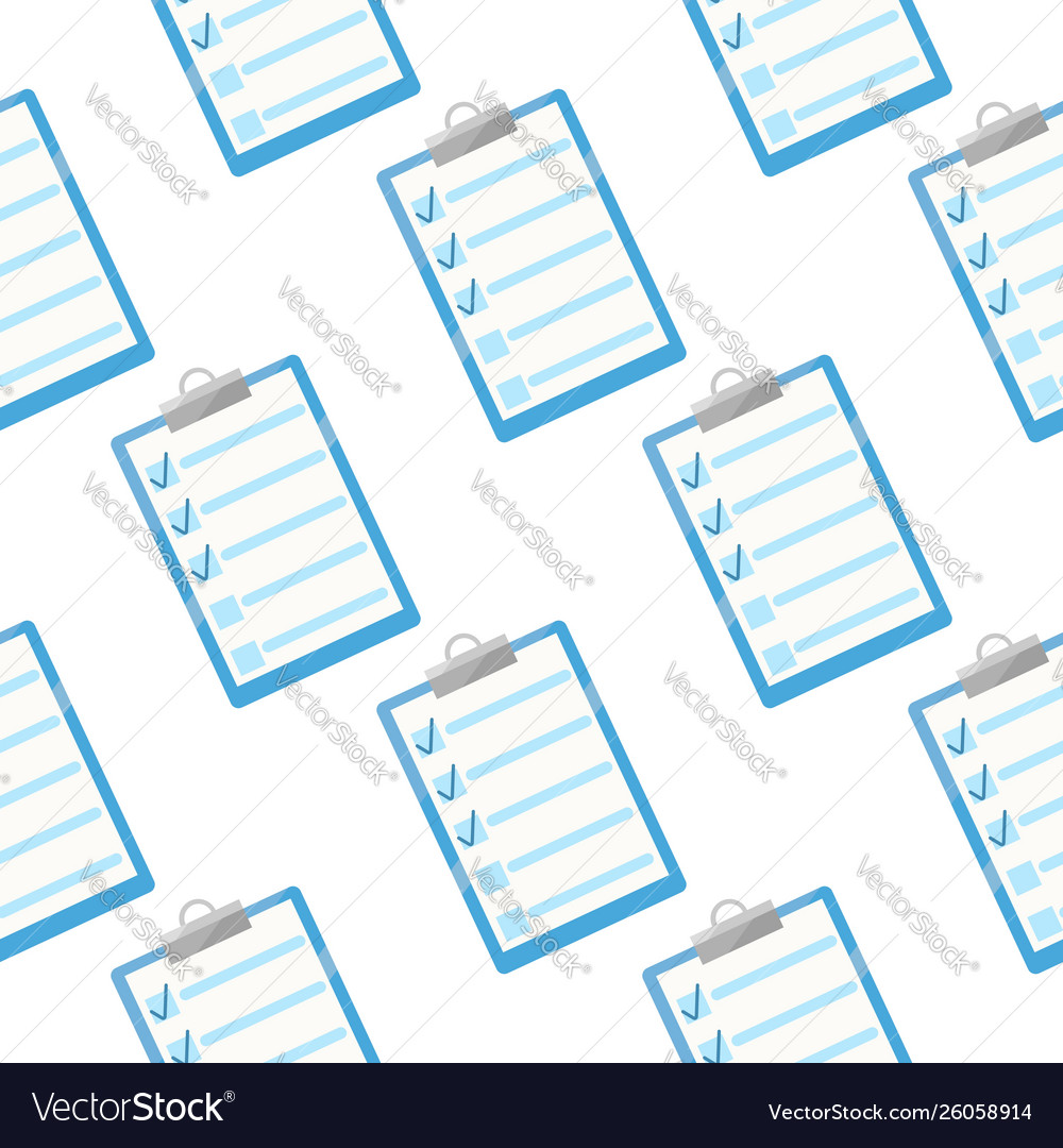 Writer notes icon seamless pattern vector image Writer notes icon seamless pattern
