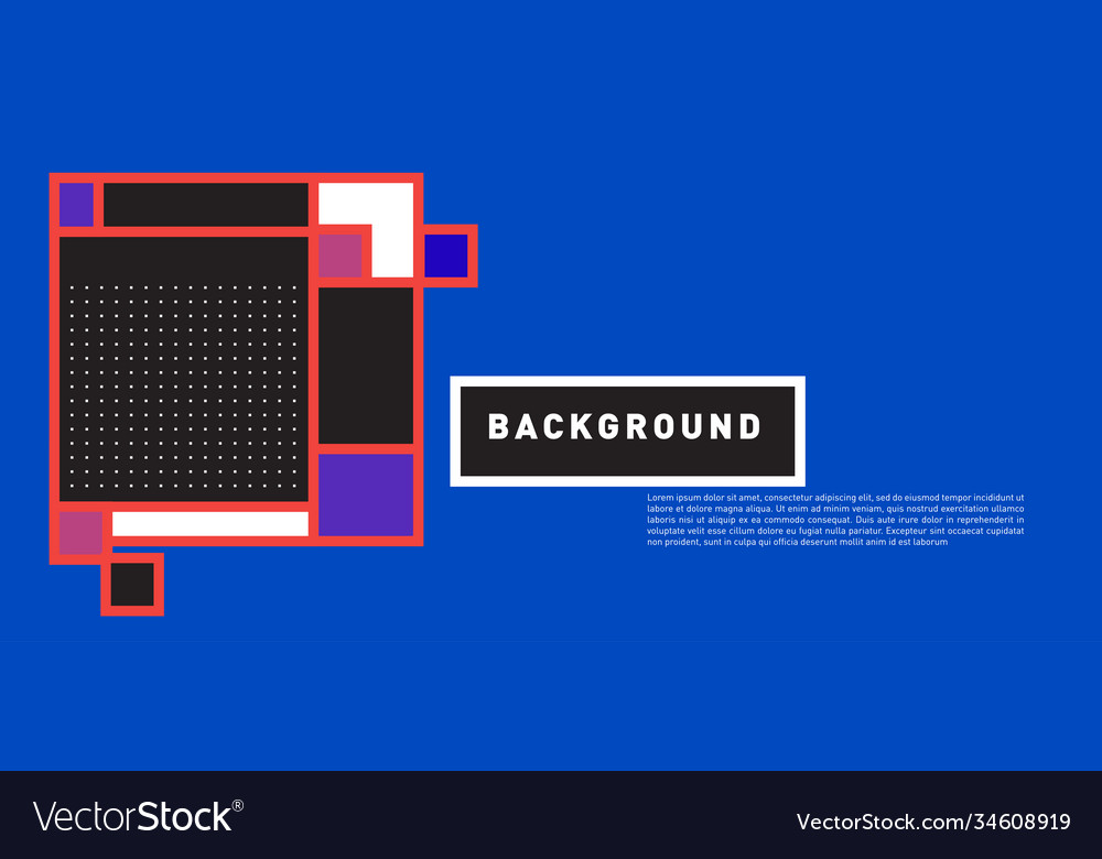 Abstract colorful rectangle background for banner