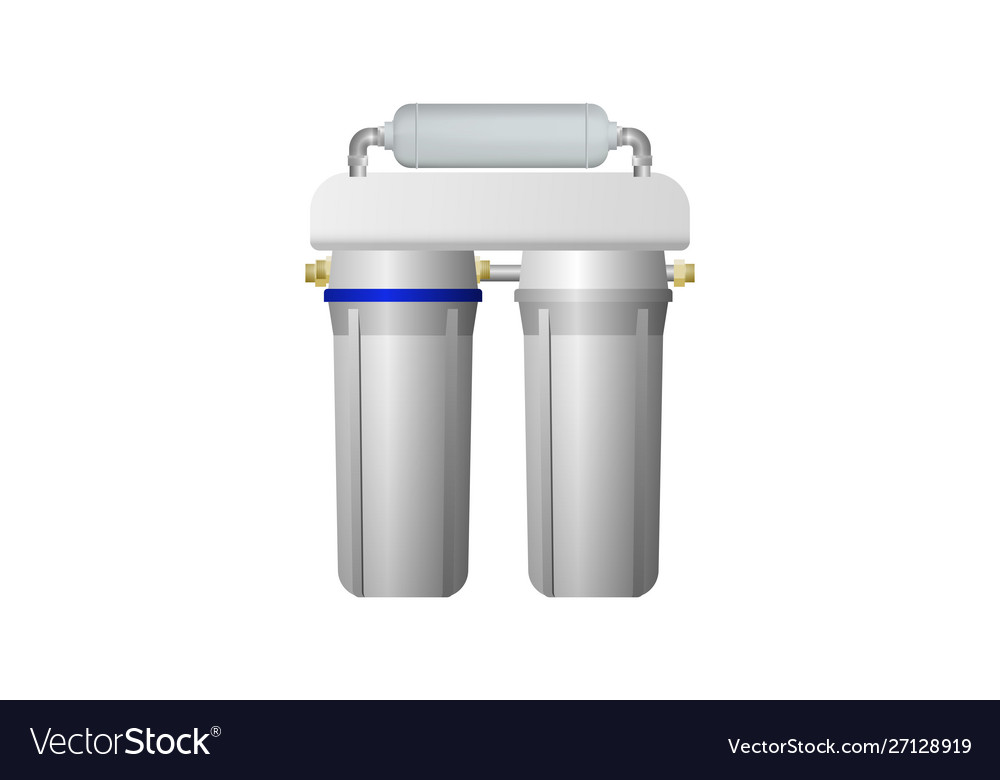 Home filter for drinking water purification vector image Home filter for drinking water purification