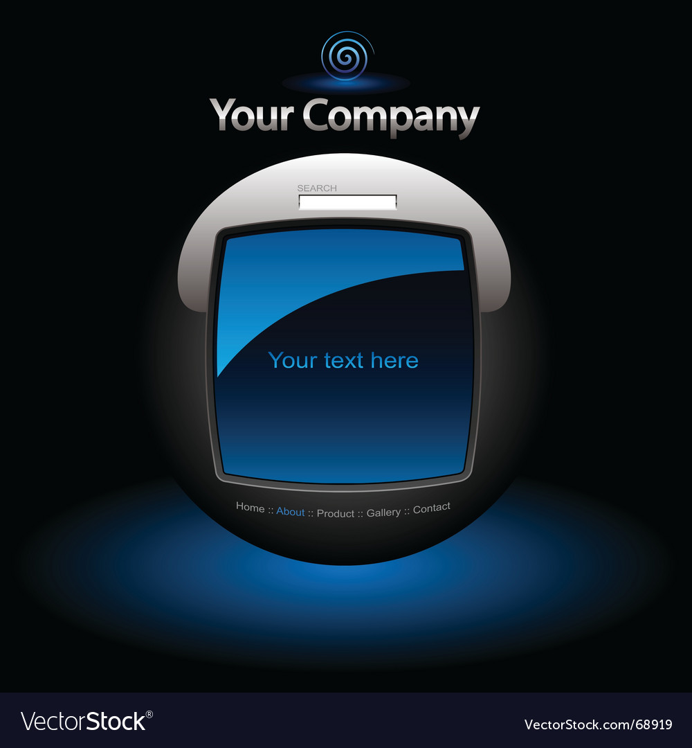 Modern Website Interface