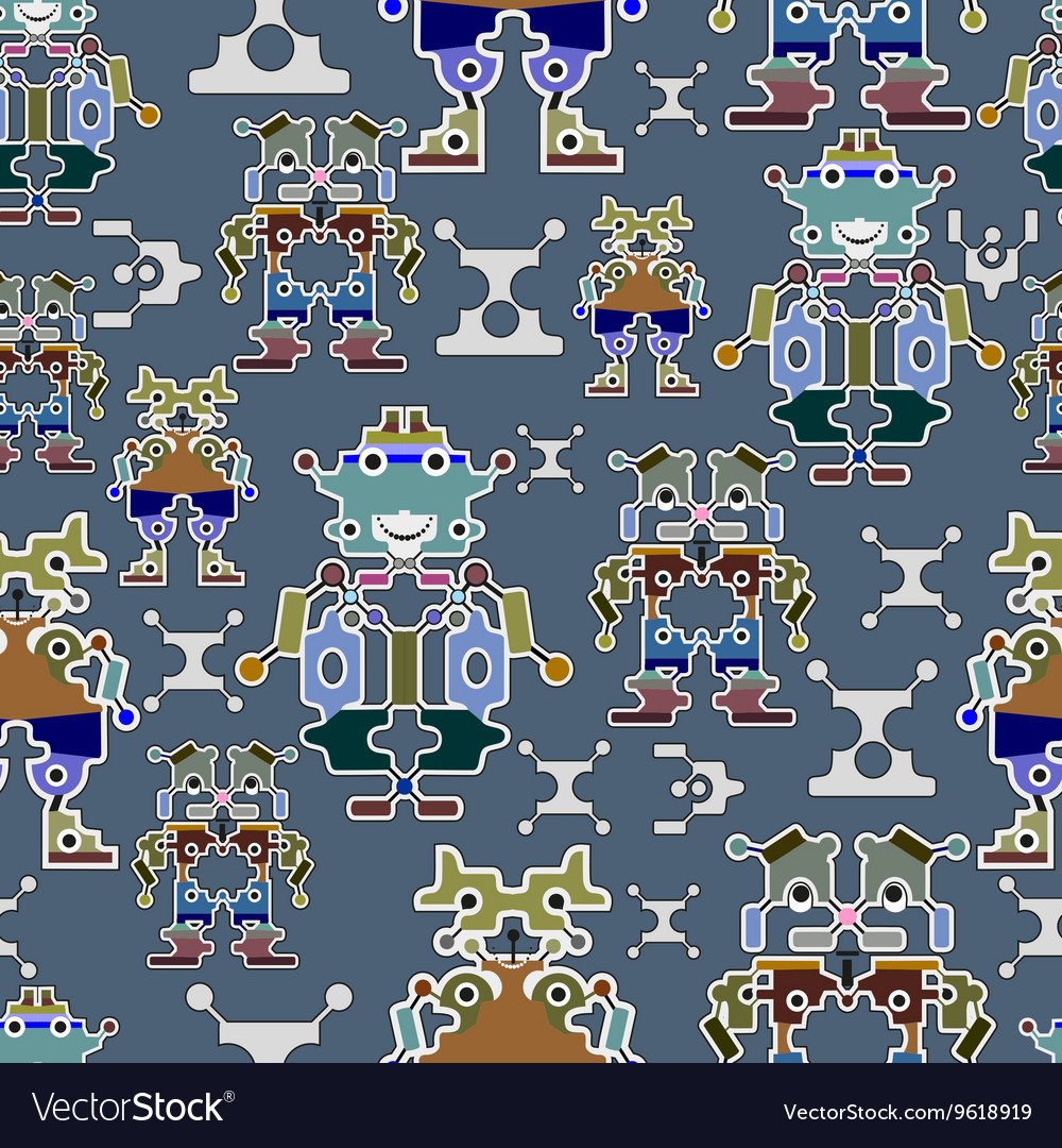Seamless robots pattern