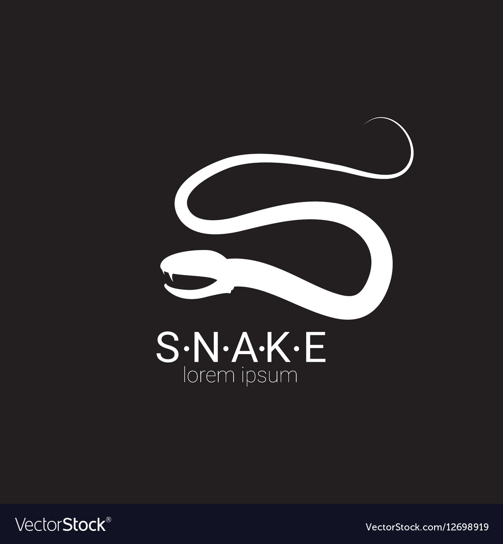 Snake simple logo design element