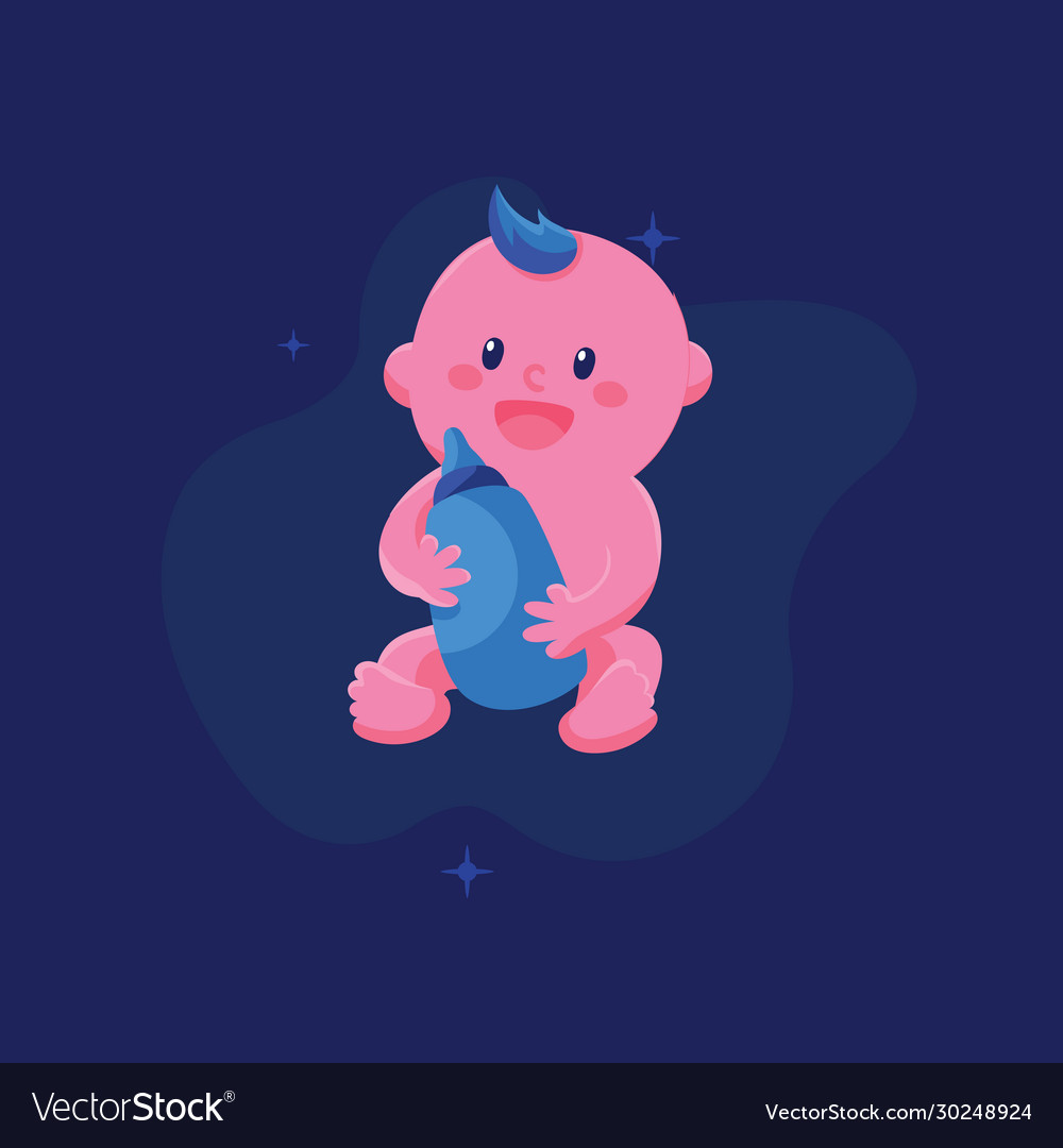 Baby logo and icon isolated image