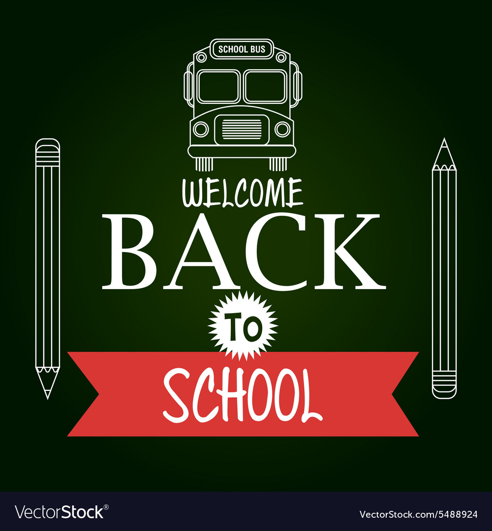 Back to school design Royalty Free Vector Image