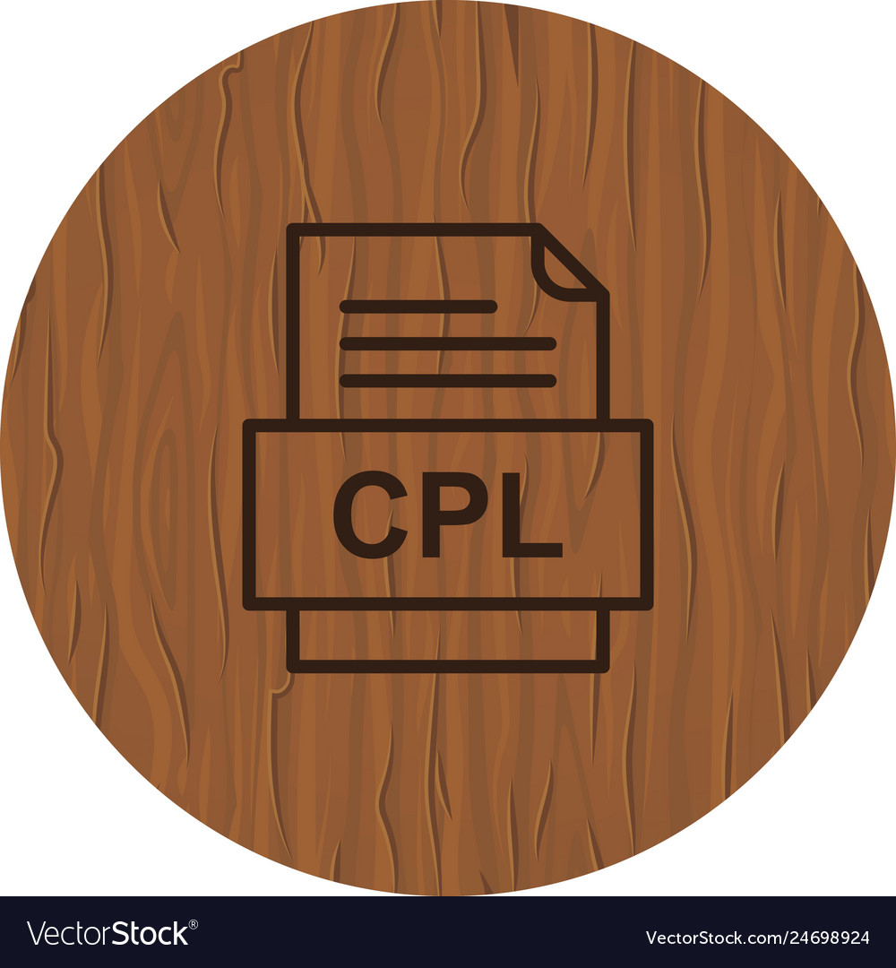 Cpl file document icon