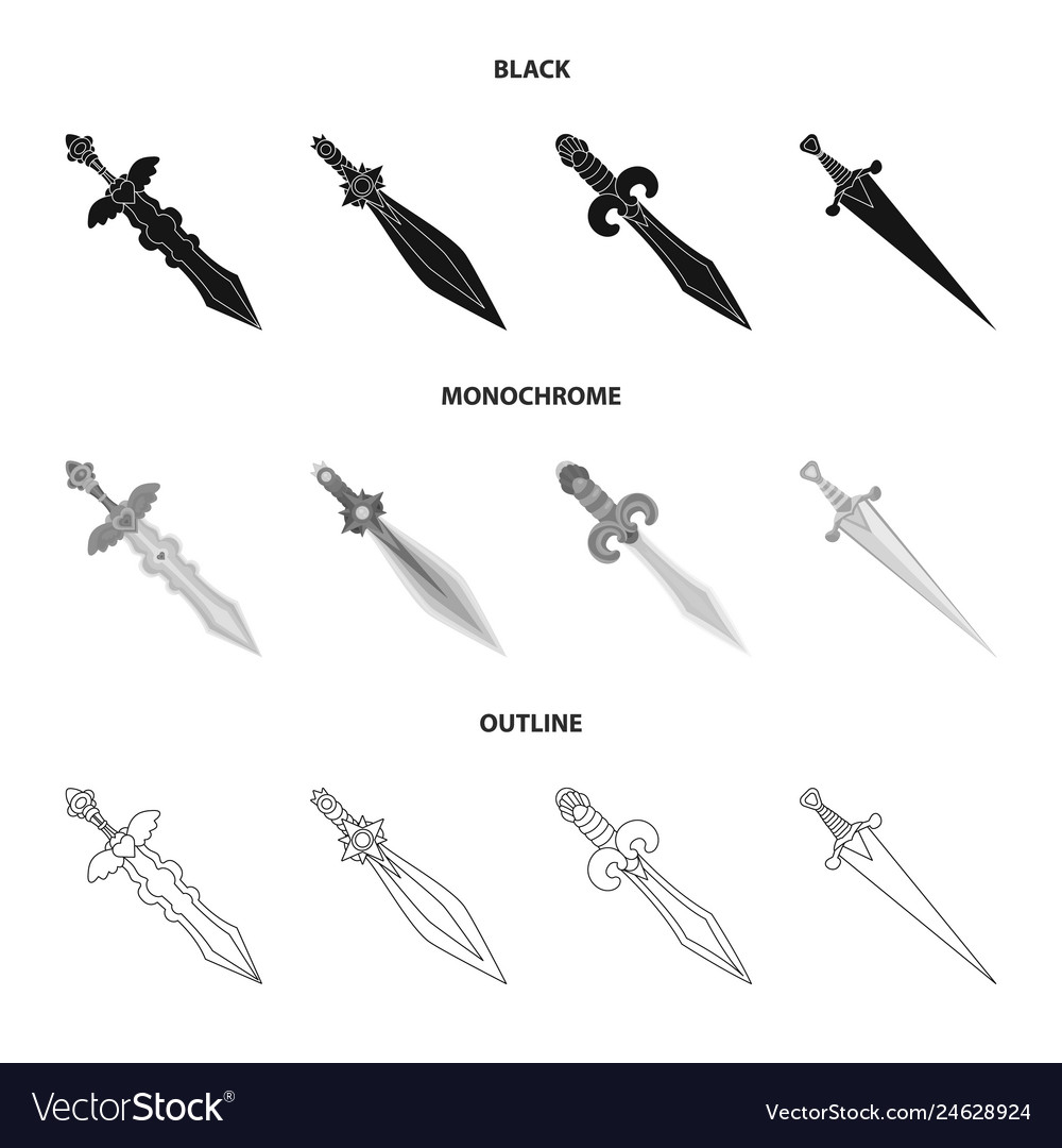 Design of game and armor icon collection