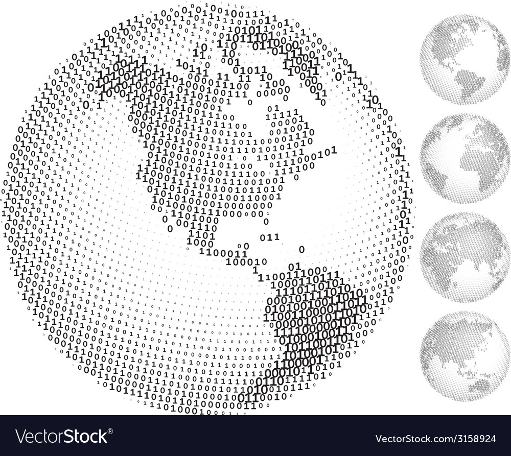 Digital Globe Binary Spheres