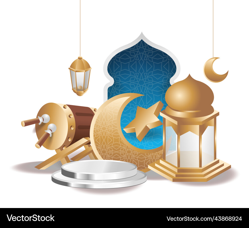Islamic Concept Ramadan Kareem Royalty Free Vector Image