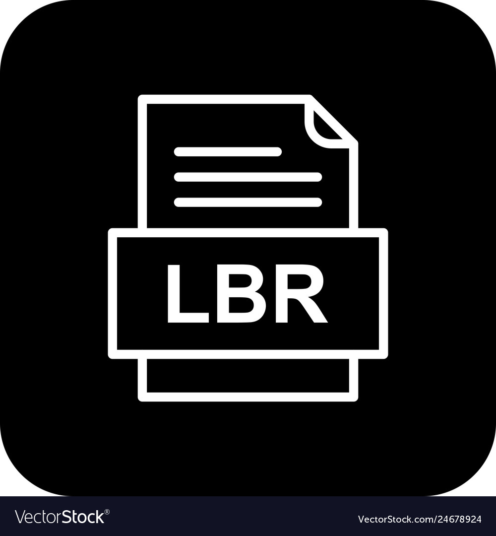 Lbr file document icon