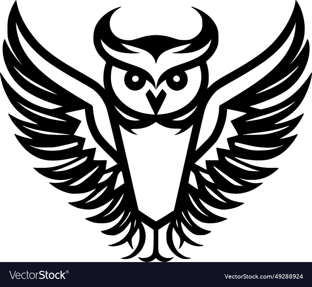 Owl - high quality logo ideal for t-shirt