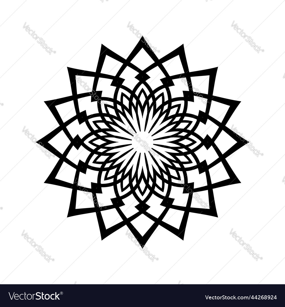 Radial Geometric Pattern