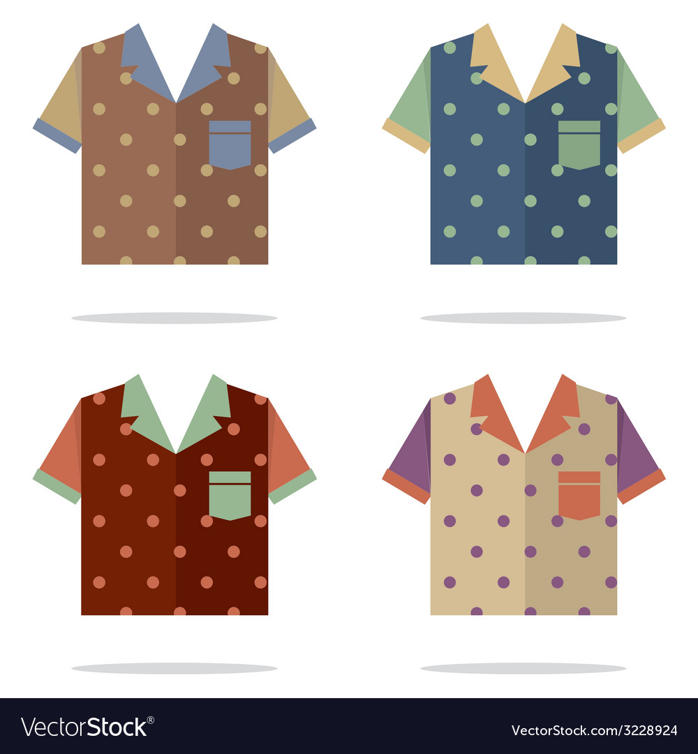 Shirts for men Royalty Free Vector Image - VectorStock