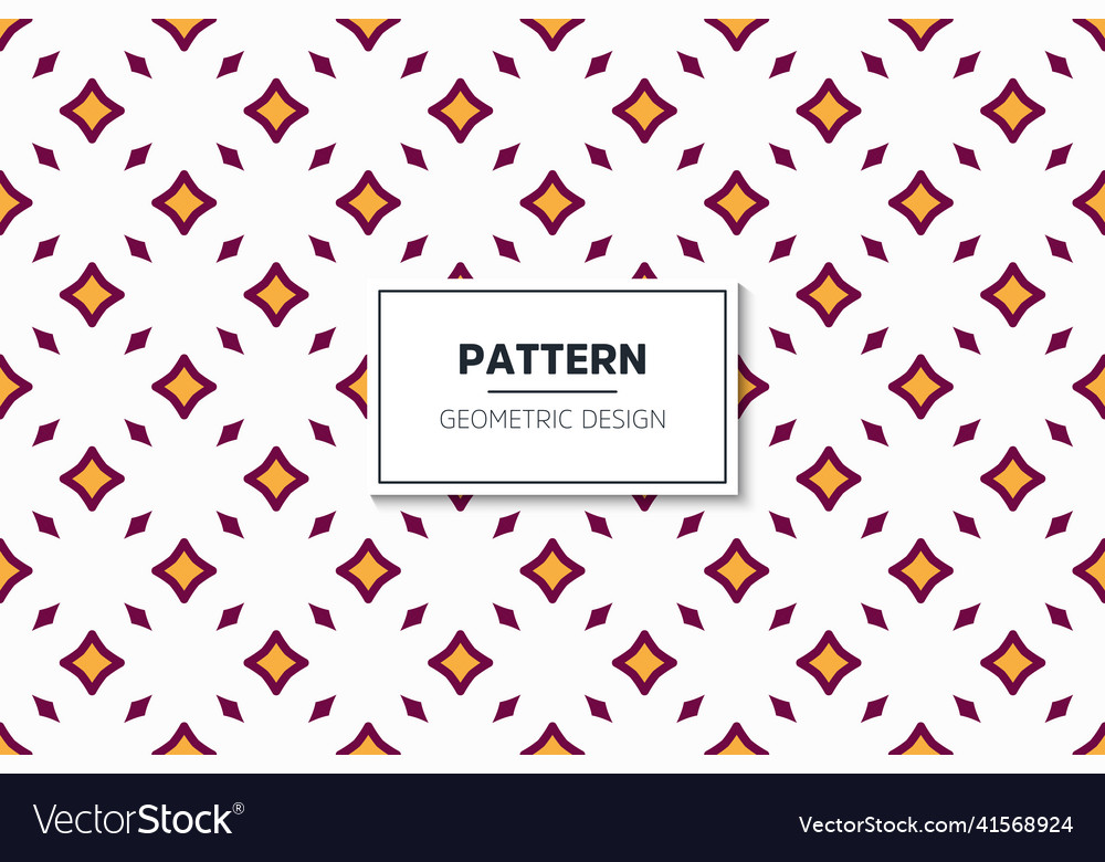 Simple seamless pattern with colorful geometric Vector Image Simple seamless pattern with colorful geometric