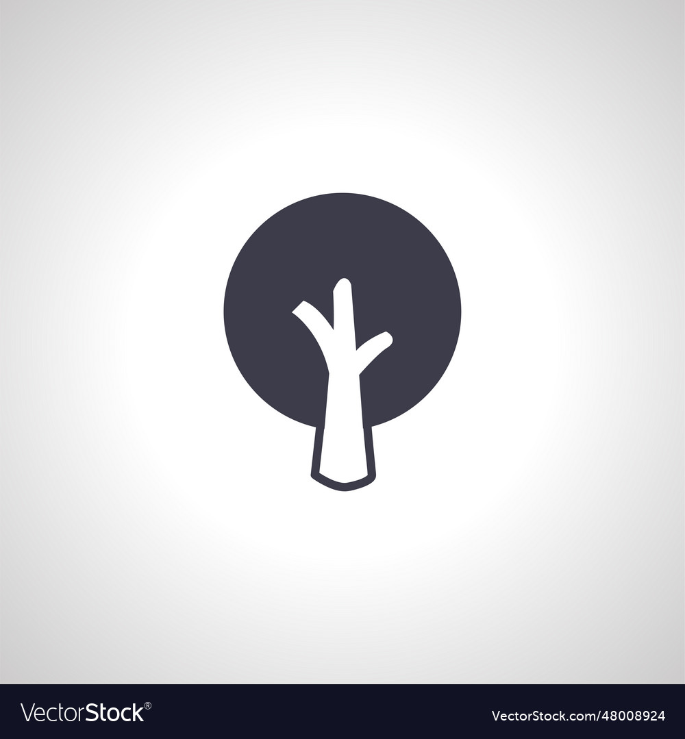 Tree icon isolated