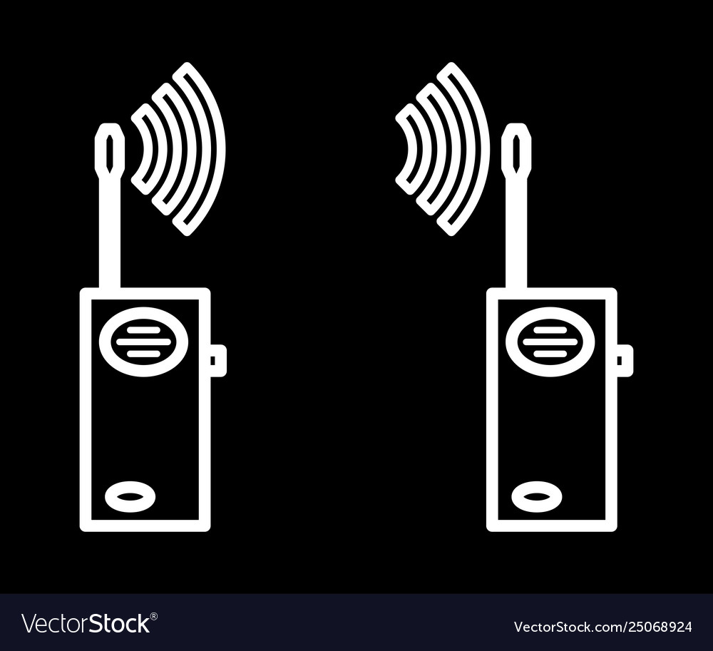 Two way radios icon