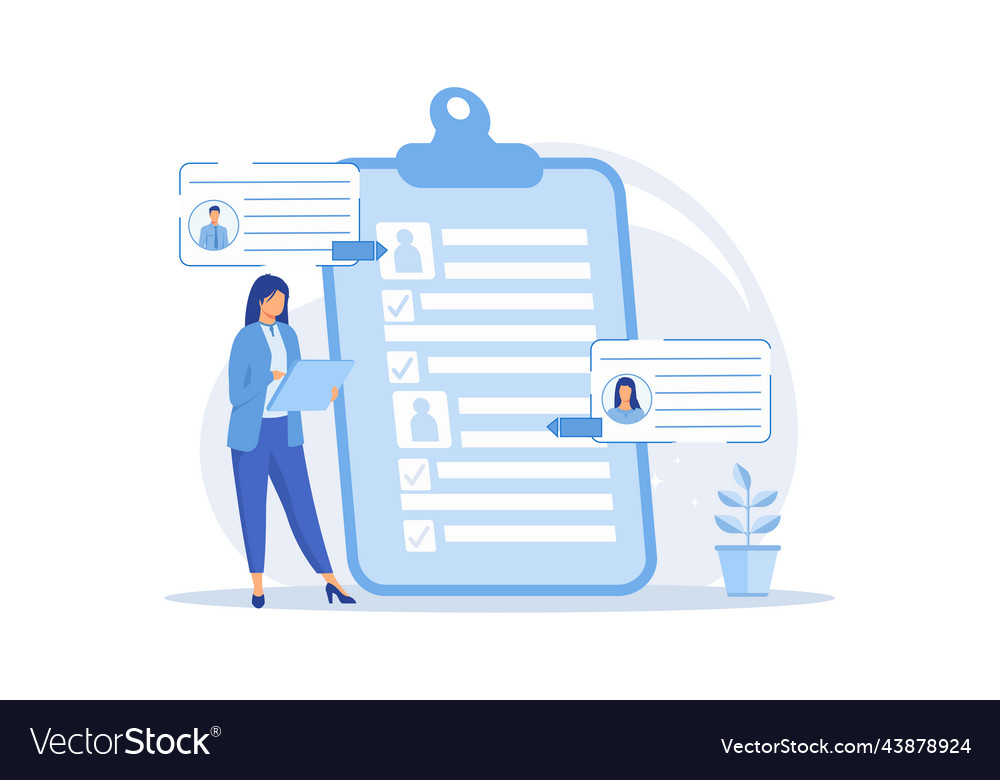 Vision and scope document statement vector image Vision and scope document statement