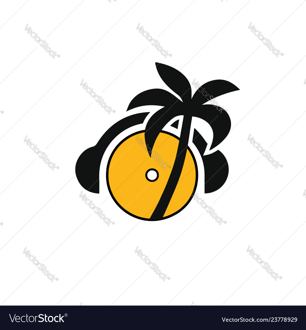 Dj-logo vector image Dj-logo