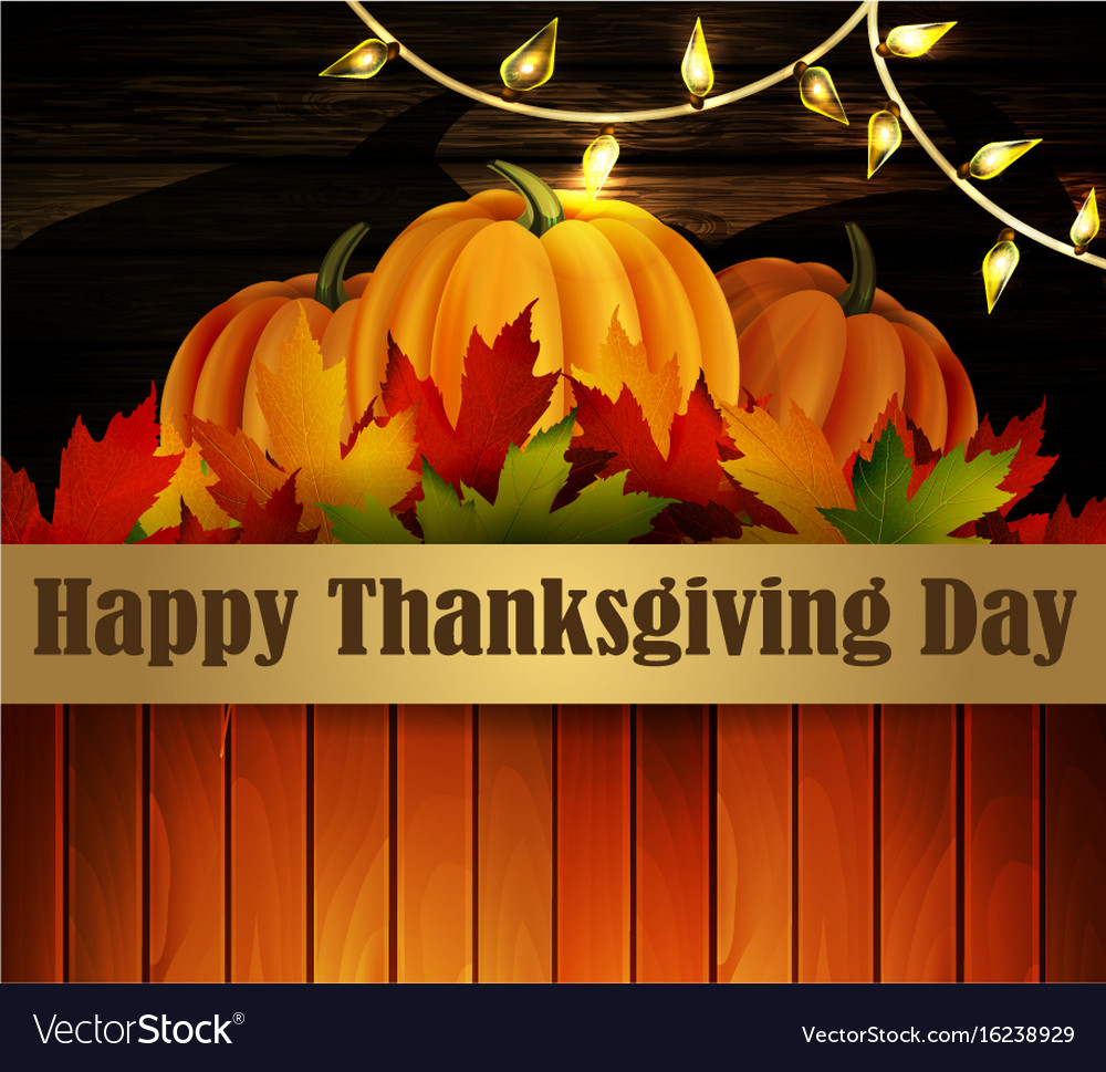 Happy thanksgiving day Royalty Free Vector Image