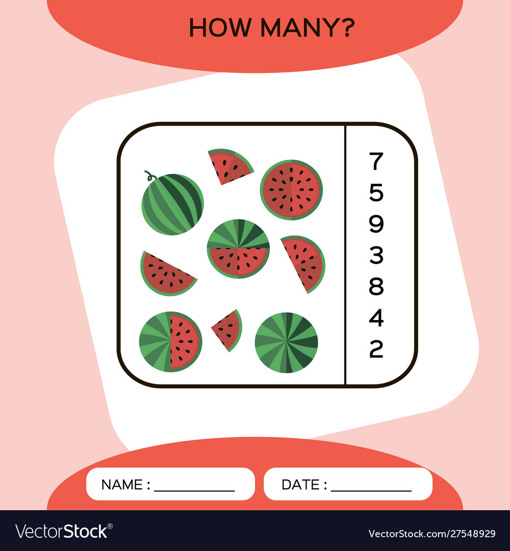 How many count game education counting