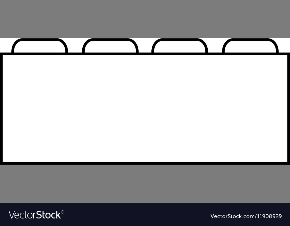 Isolated block toy design
