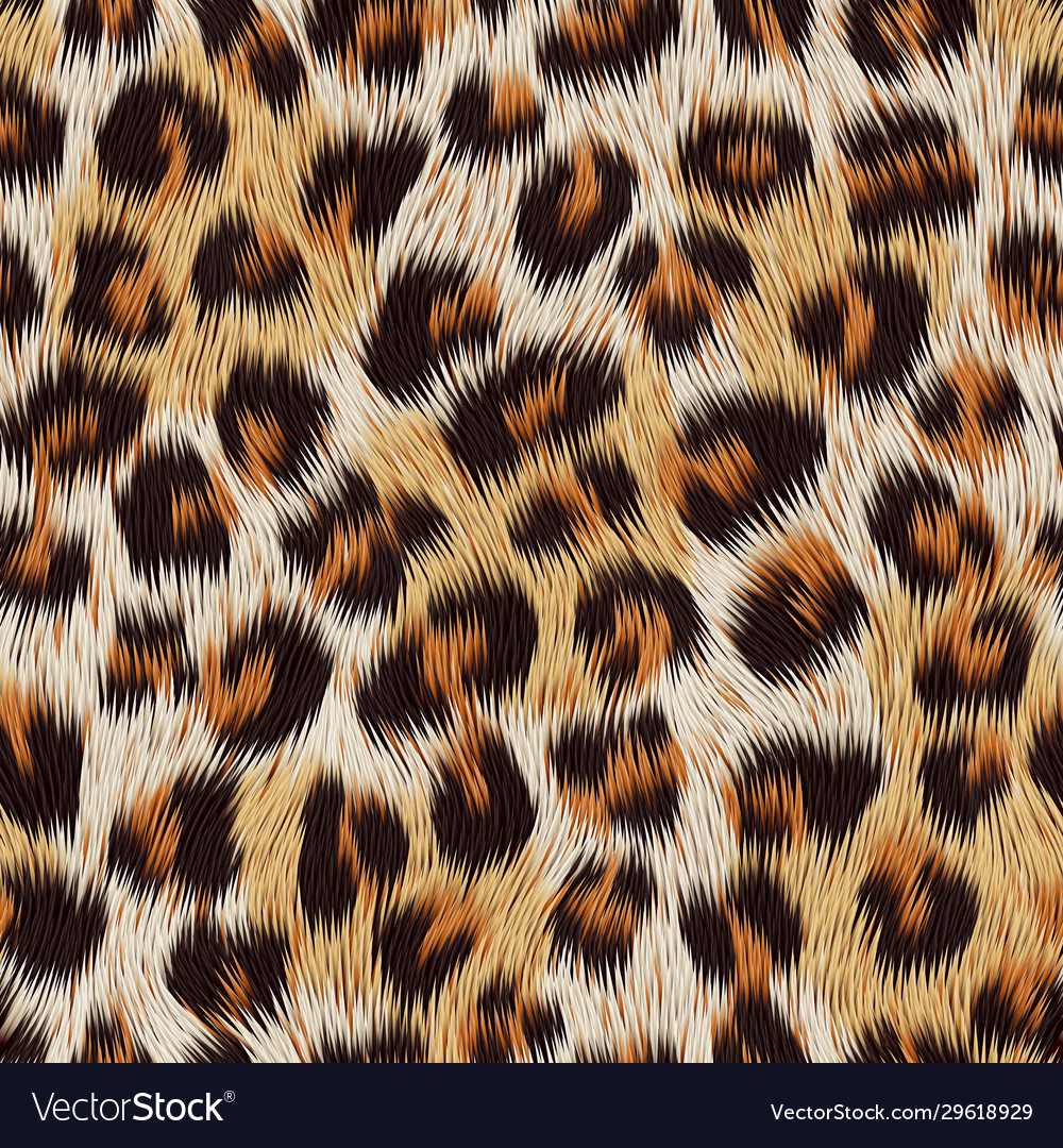 Leopard skin print seamless pattern