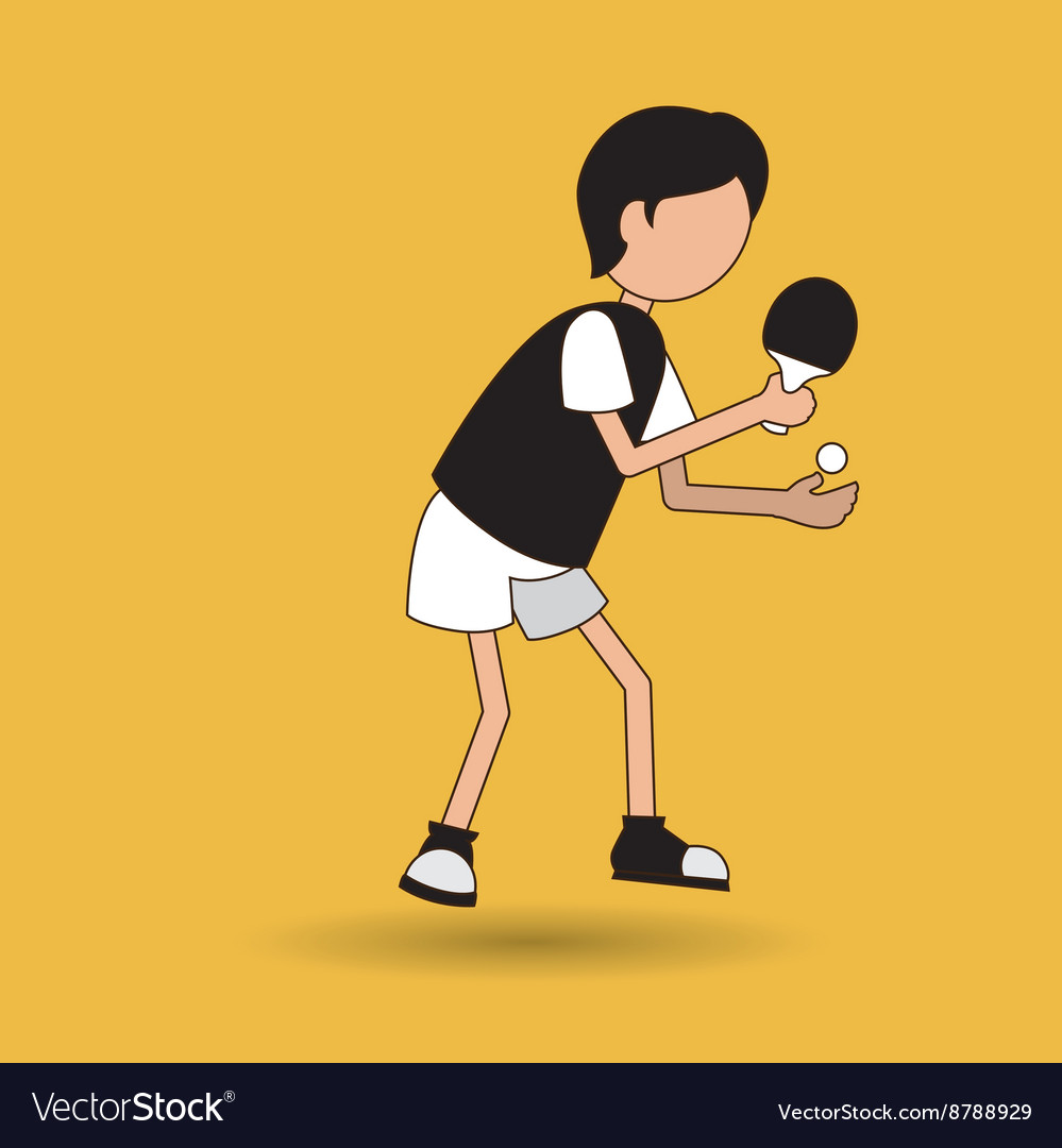 Ping pong game Royalty Free Vector Image - VectorStock