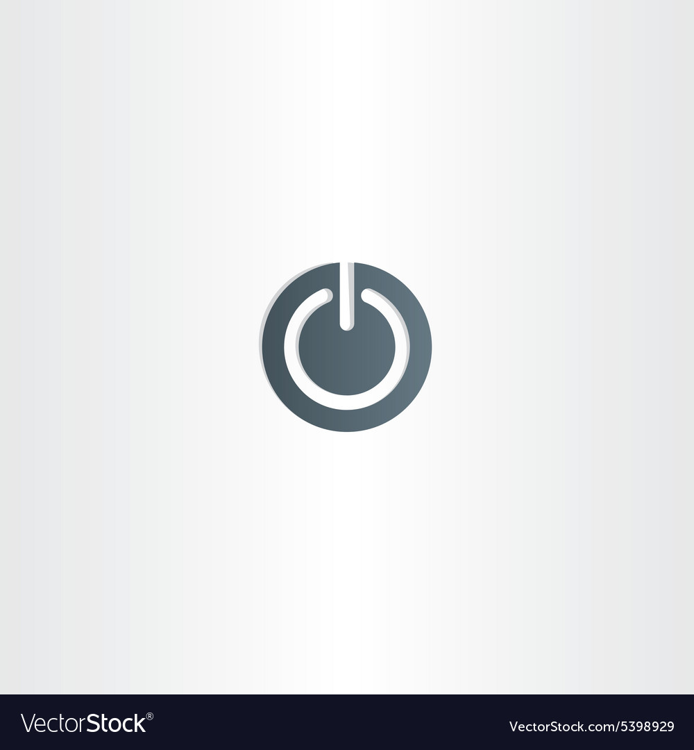 Power Button Icon - Circular Start