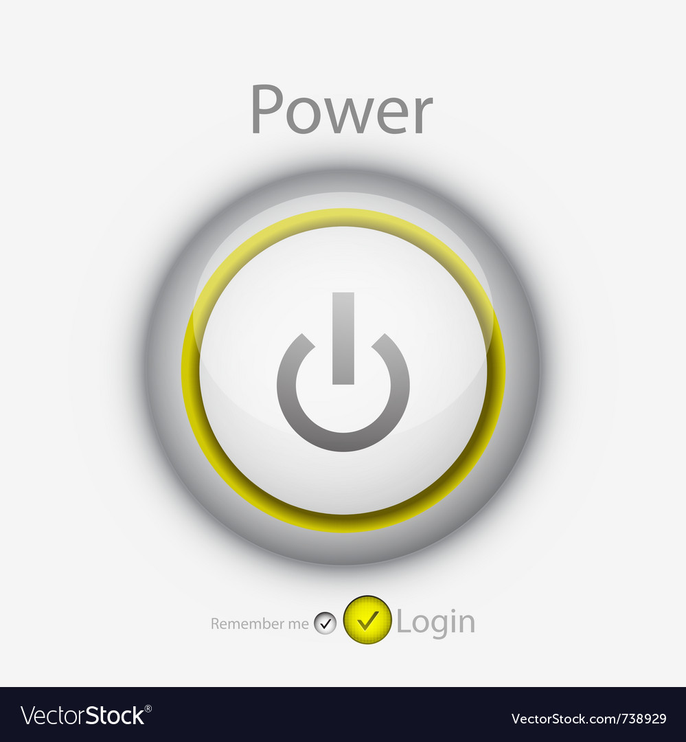 Power login button