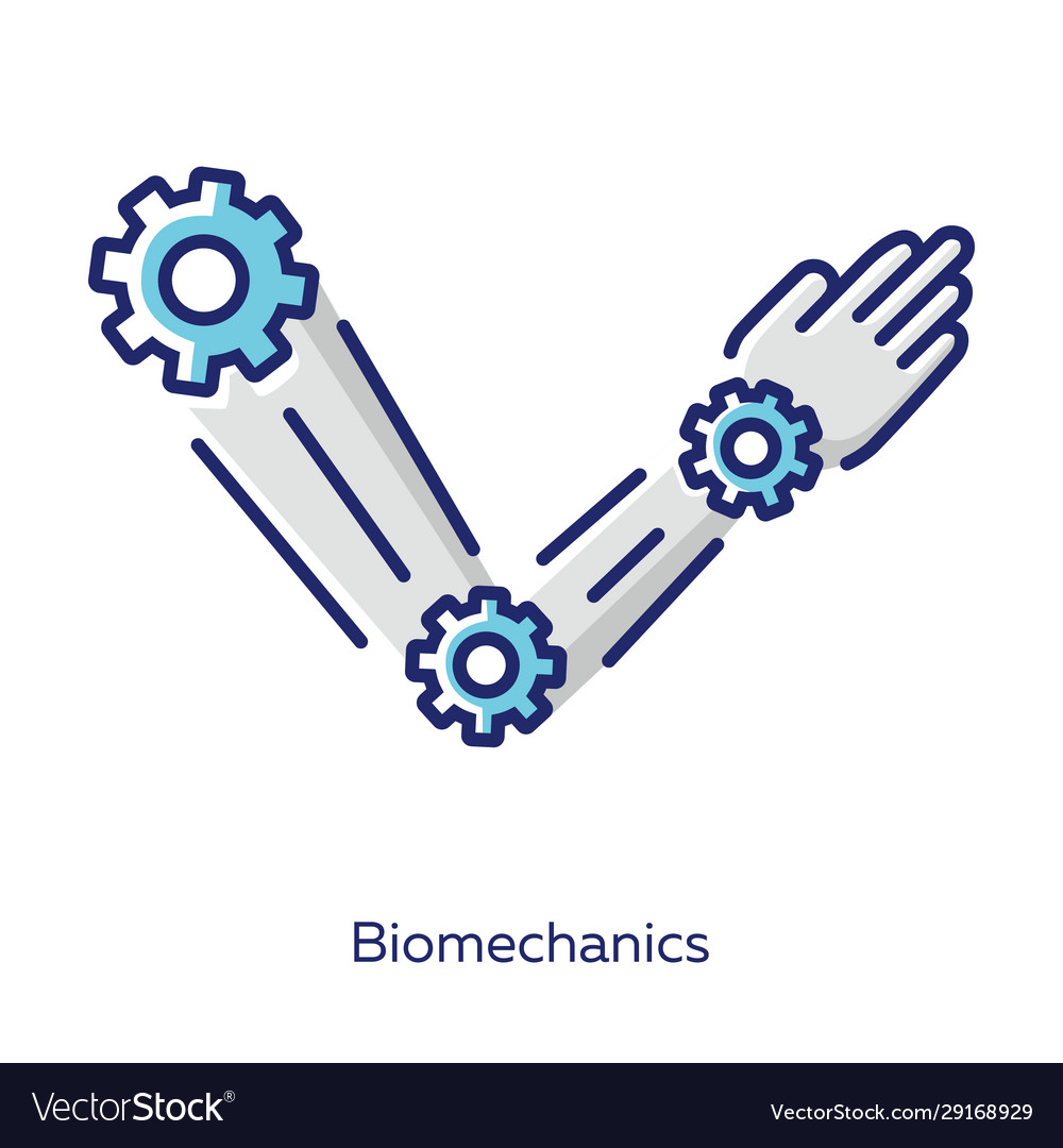 Robotic Arm Biomechanics Icon