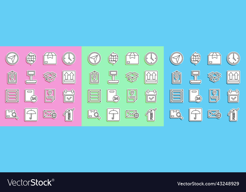 Set line price tag with free calendar check mark
