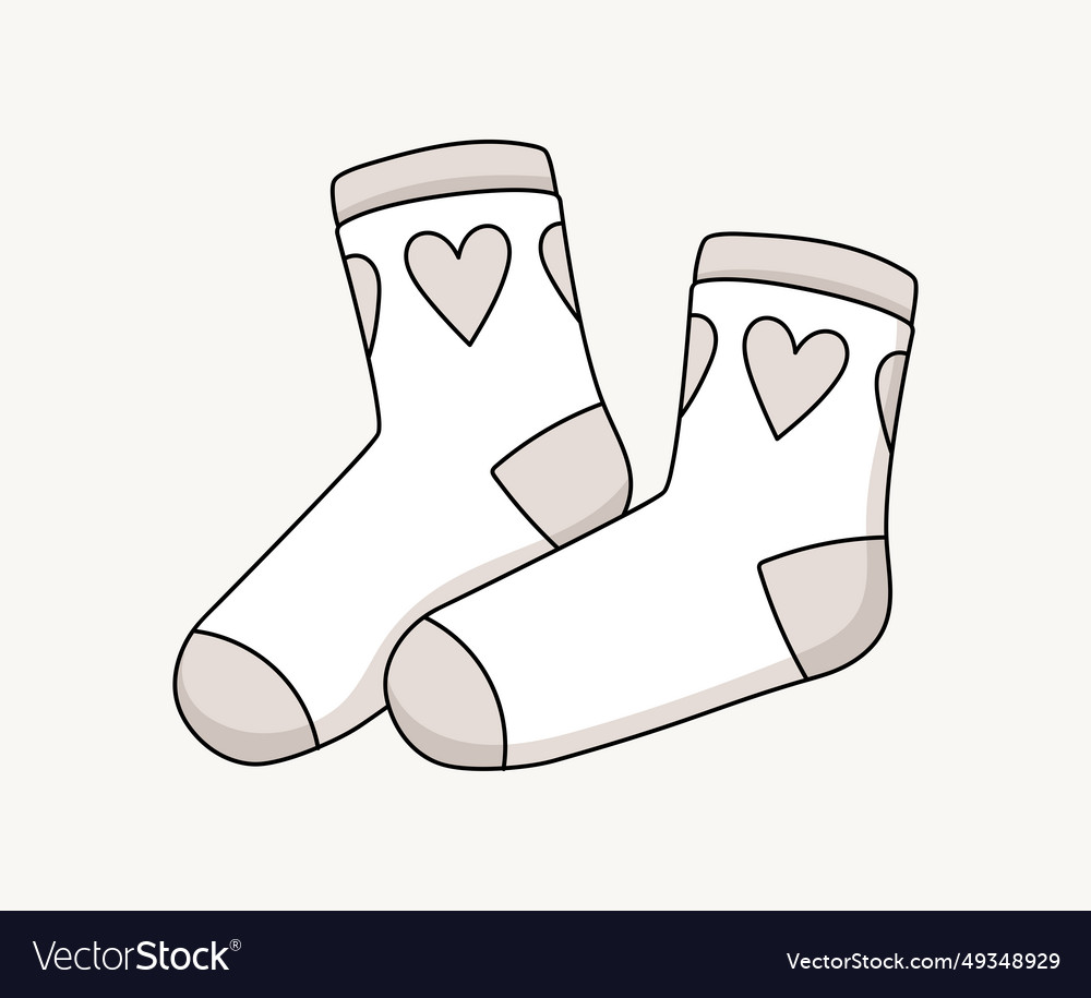 Sketch of socks concept