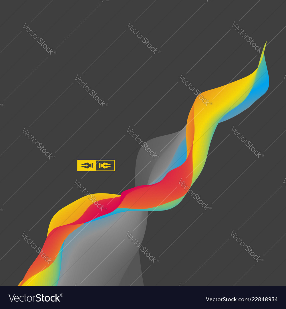 3d wavy background dynamic effect design template