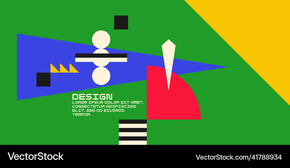 A modern background with abstract elements Vector Image