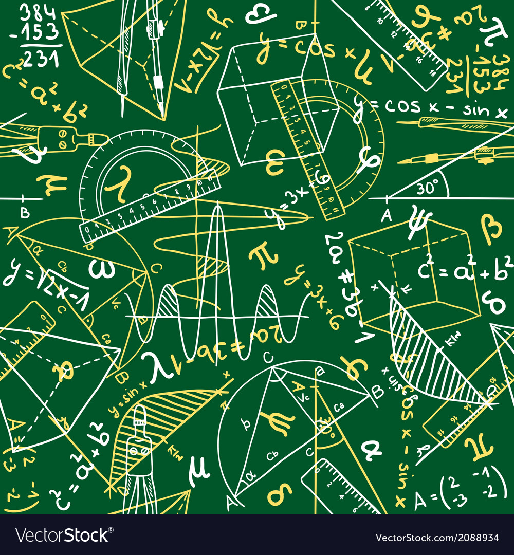 Mathematical Doodle Pattern