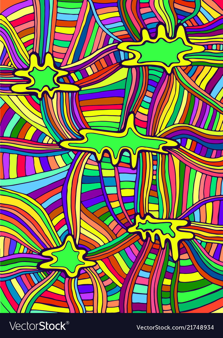 Rainbow Abstract Pattern