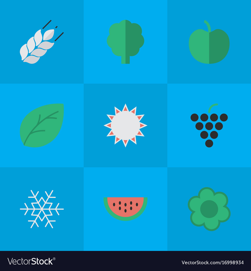 Set of simple horticulture